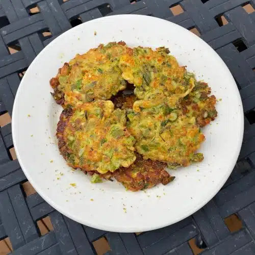 Asparagus and Feta Fritters
