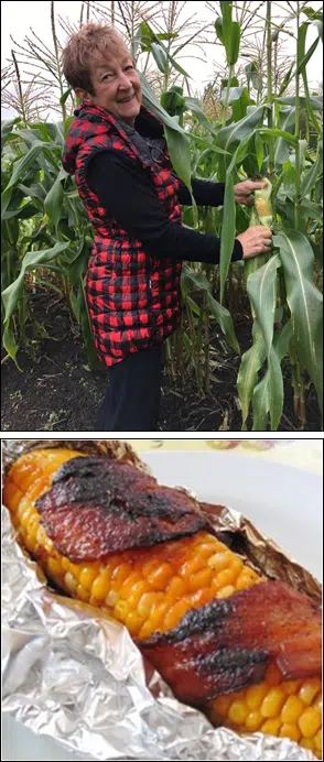 Mama Roza | Grilled Bacon-Wrapped Corn on the Cob