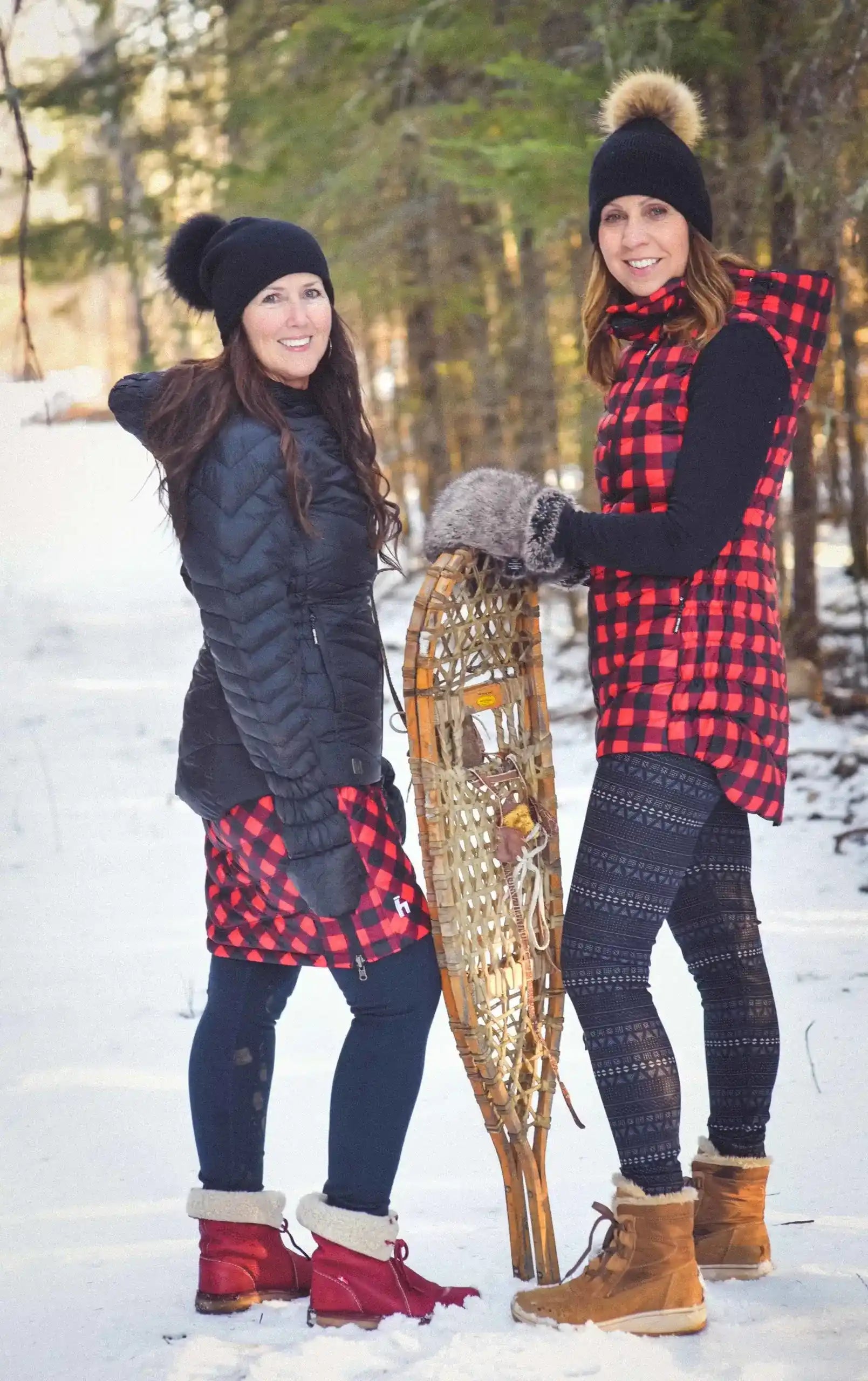 Fur Pom Pom Hats