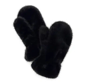 Faux Fur Mittens