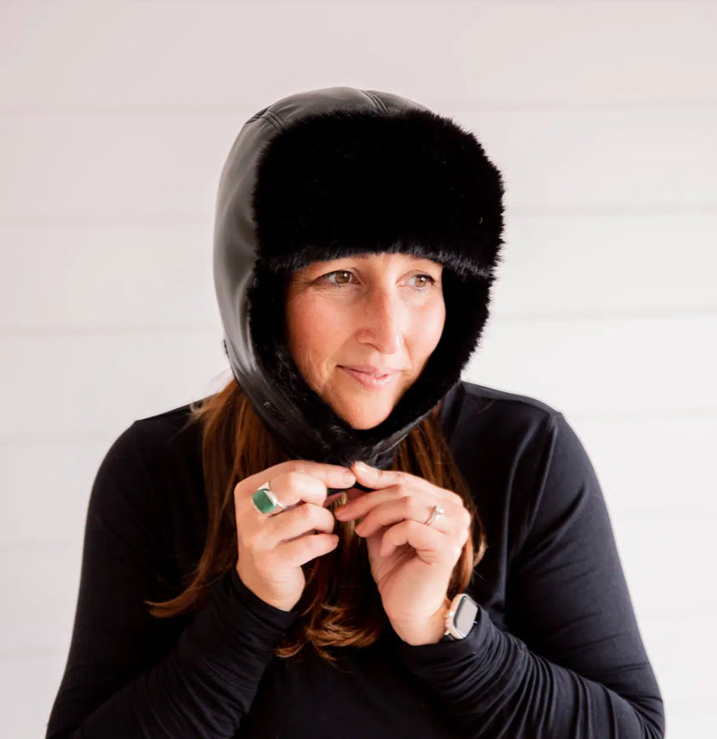 Faux Fur Bomber Hat