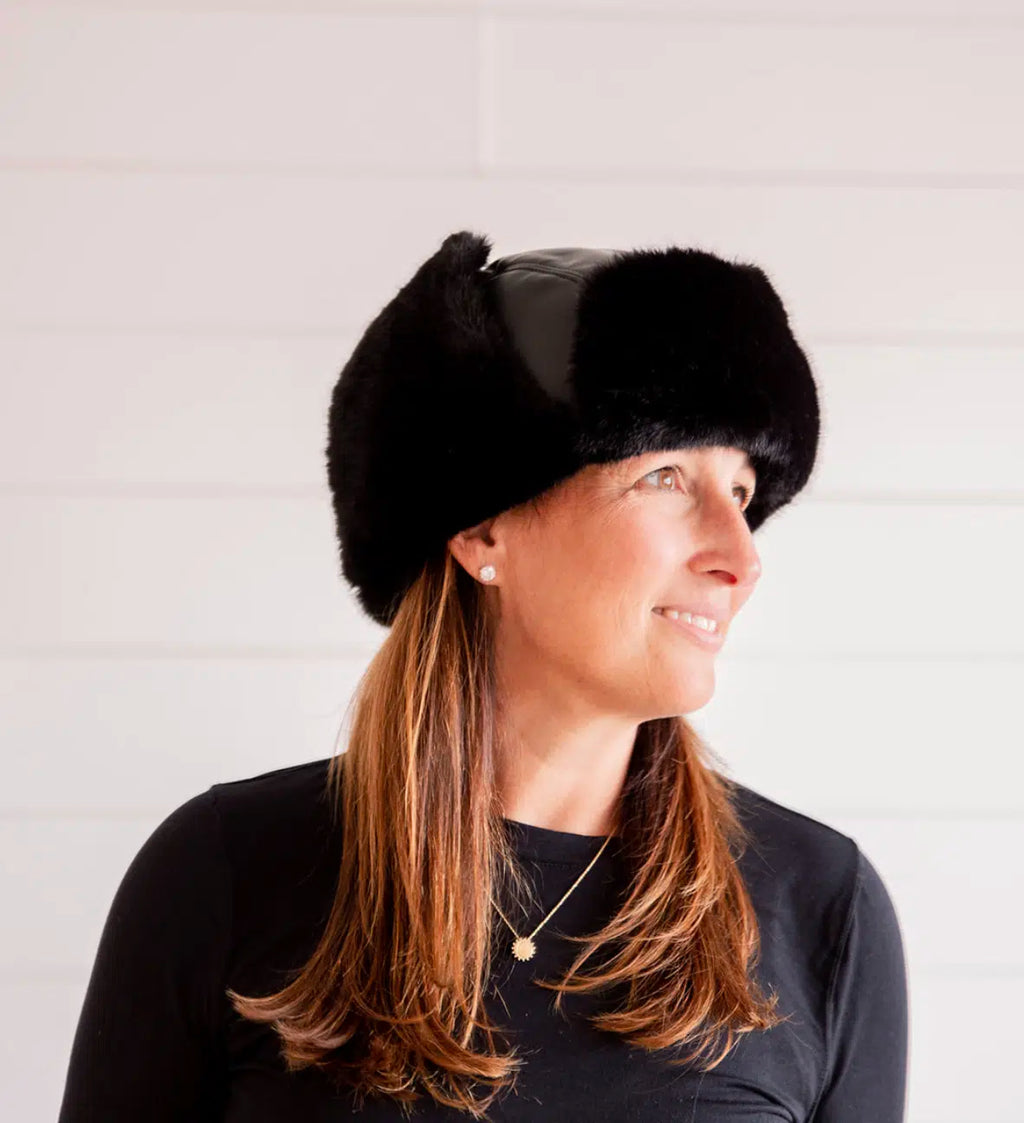 Faux Fur Bomber Hat