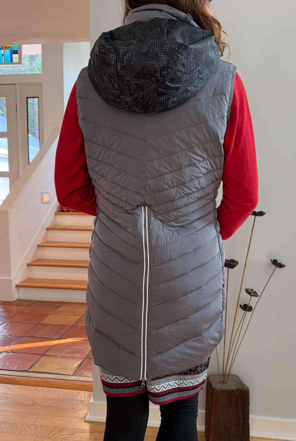 Long Down Vest
