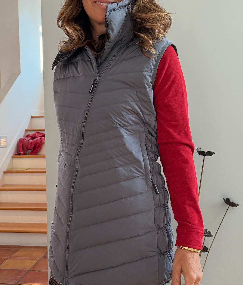 Long Down Vest