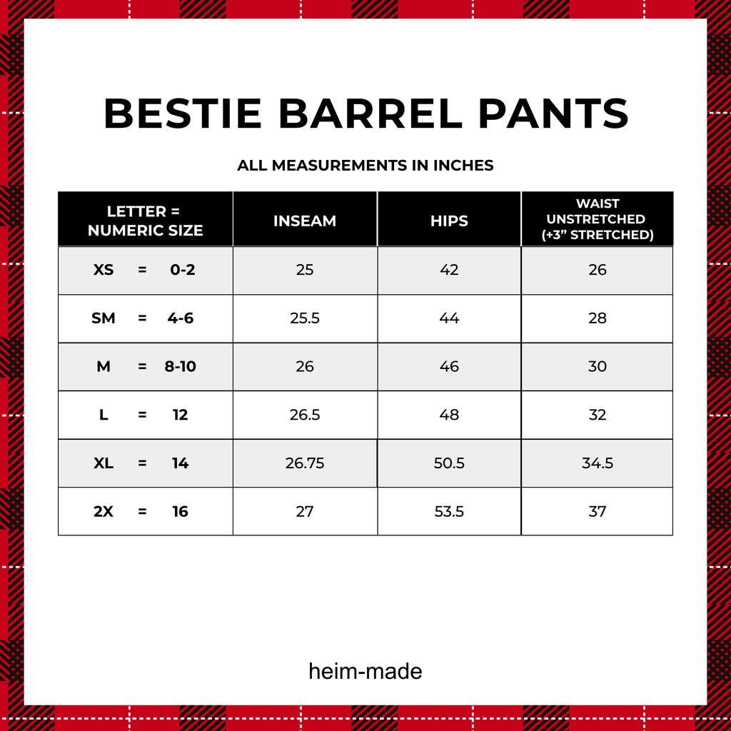 BESTIE - Barrel Pant