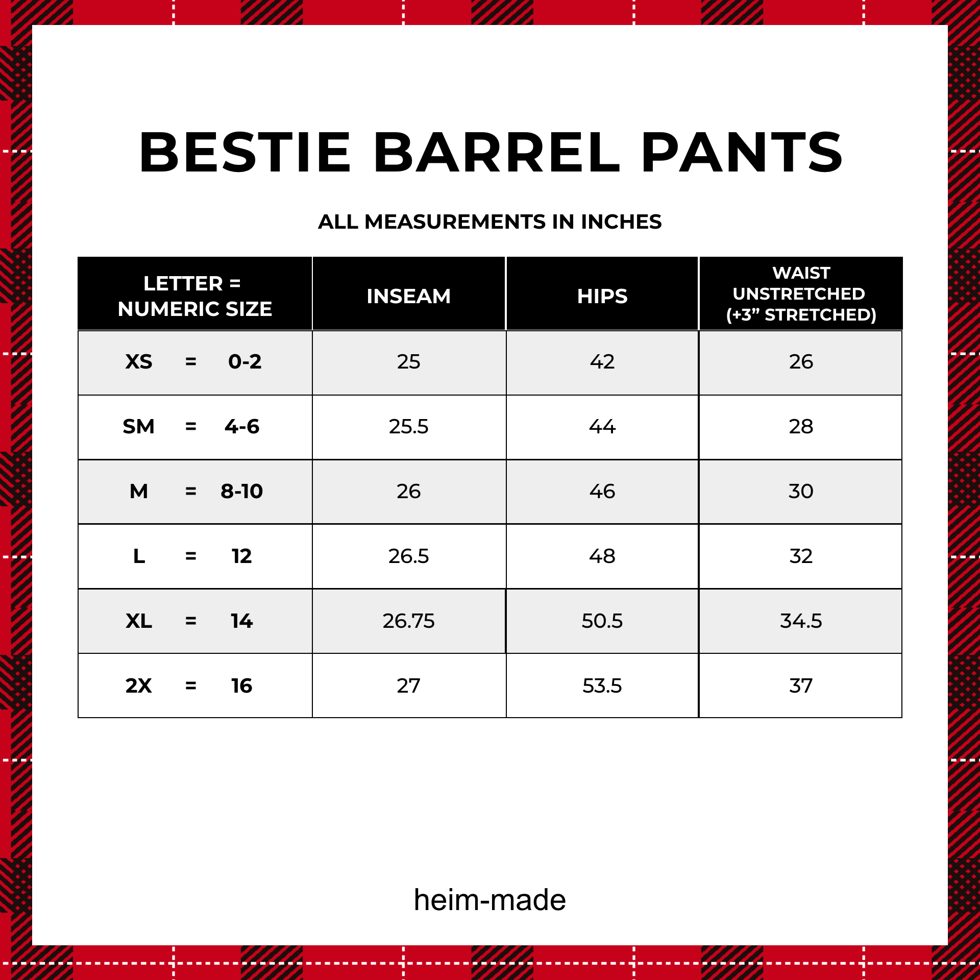 BESTIE - Barrel Pant