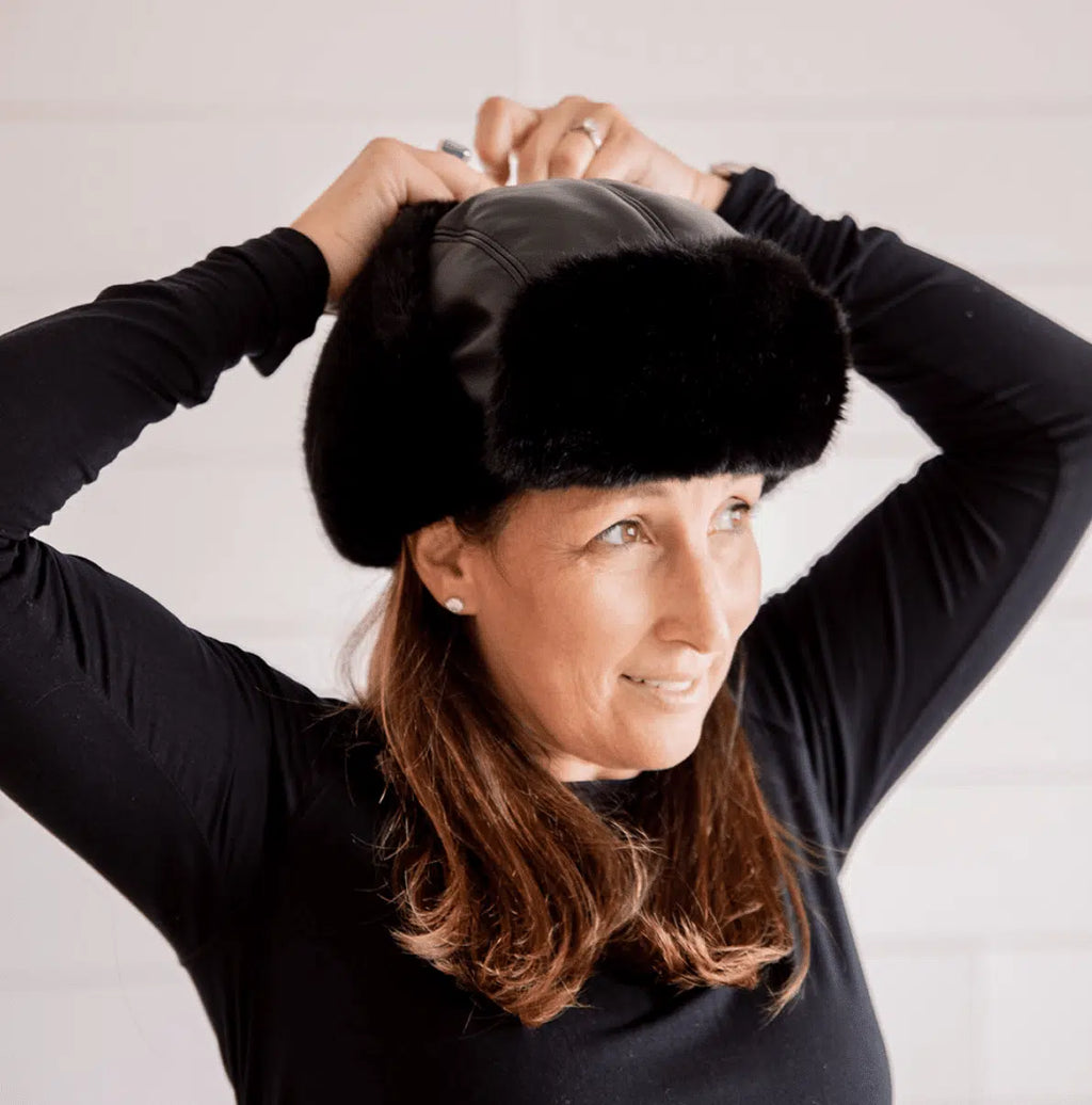 Faux Fur Bomber Hat