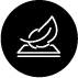 Super soft touch icon symbolizing ultra-comfy fabric